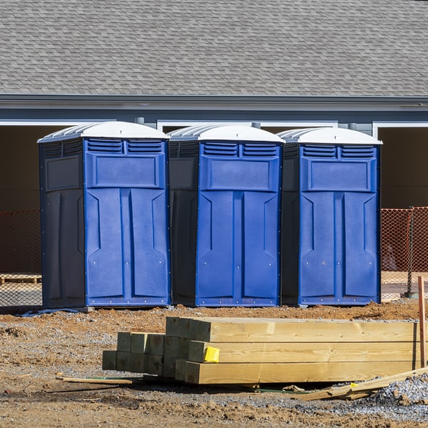 how do you ensure the portable restrooms are secure and safe from vandalism during an event in Quesada Texas